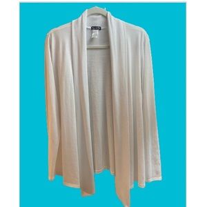 Fig & Blu white cardigan, size XL